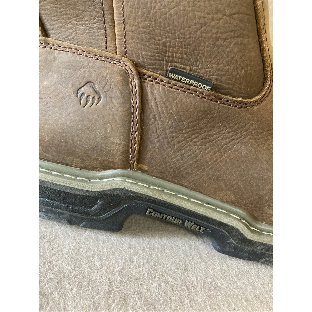 Wolverine Marauder WELL STEEL TOE WORK BOOT Mens SZ 14 EW New Brown W02165